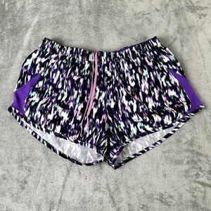 Women’s Nike Tempo Shorts Medium Purple Modern Abstract Drifit Lined Running